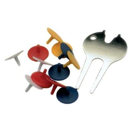 PROACTIVE SPORTS Divot Tool with 12 Ball Markers SDT009